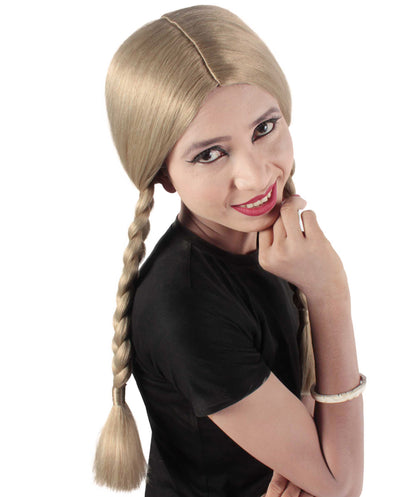 HPO Women's  Braided Gothic Wig | Multiple Color Collections TV Movie Wigs | Premium Breathable Capless Cap