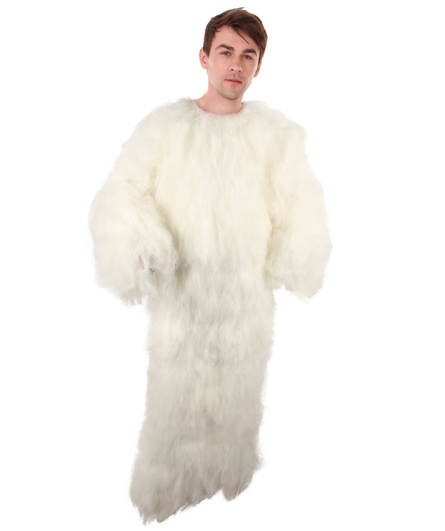 Unisex White Furry British TV Naughty Cloud Costume | Best for Halloween | Flame-retardant Synthetic Fiber