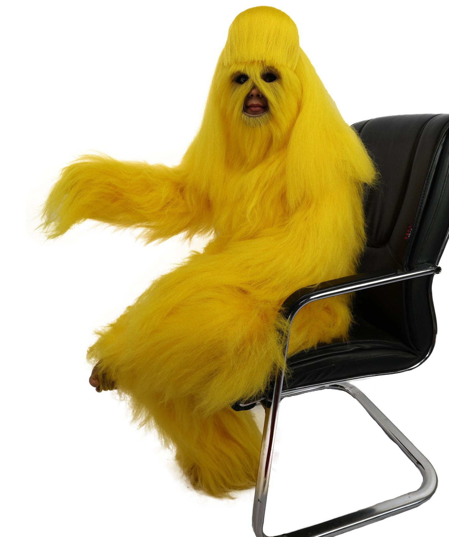 HPO Teen Extreme Hairy Person Costume Bundle & Mask Set - Full-Body Hair Suit Extra-Long Costume Wig for Halloween, Cosplay & Parties - Multiple Color Options