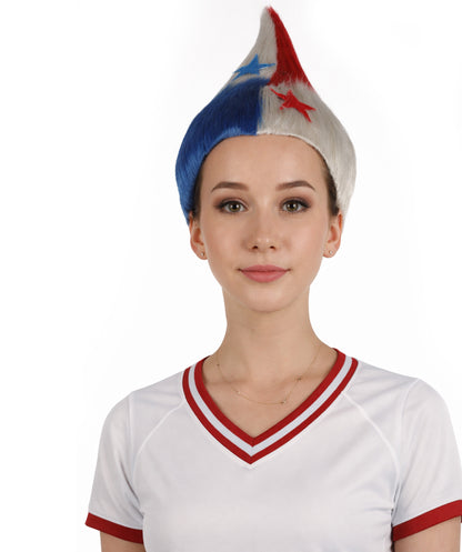 Panama Flag Sport Troll Wig | Premium Breathable Capless Cap