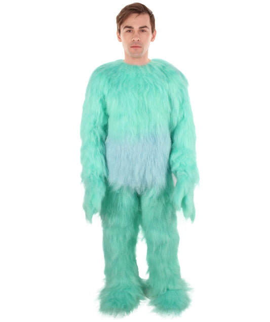 HPO Unisex Animated Movie Jumpsuit Yeti Costume | Perfect for Halloween | Flame-retardant Synthetic Fabric