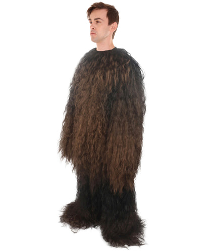 HPO Men's Long Hairy Warrior Ape Military Leader Resistance Fighter Costume | Fancy Costume Collections