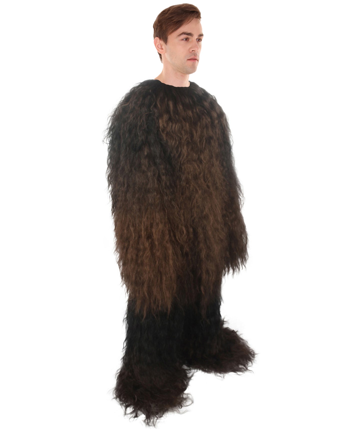 HPO Men's Long Hairy Warrior Ape Military Leader Resistance Fighter Costume | Fancy Costume Collections