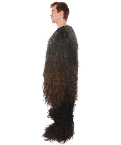 HPO Men's Long Hairy Warrior Ape Military Leader Resistance Fighter Costume | Fancy Costume Collections