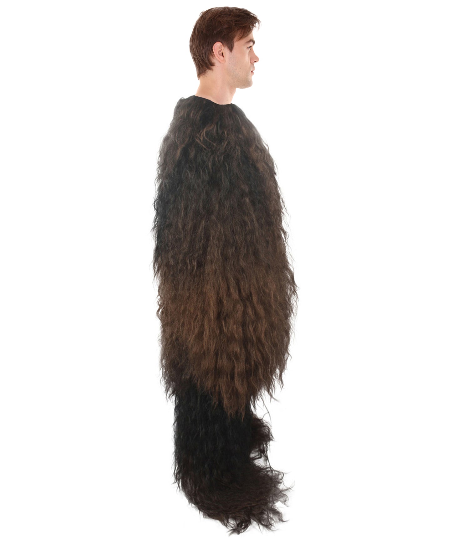 HPO Men's Long Hairy Warrior Ape Military Leader Resistance Fighter Costume | Fancy Costume Collections