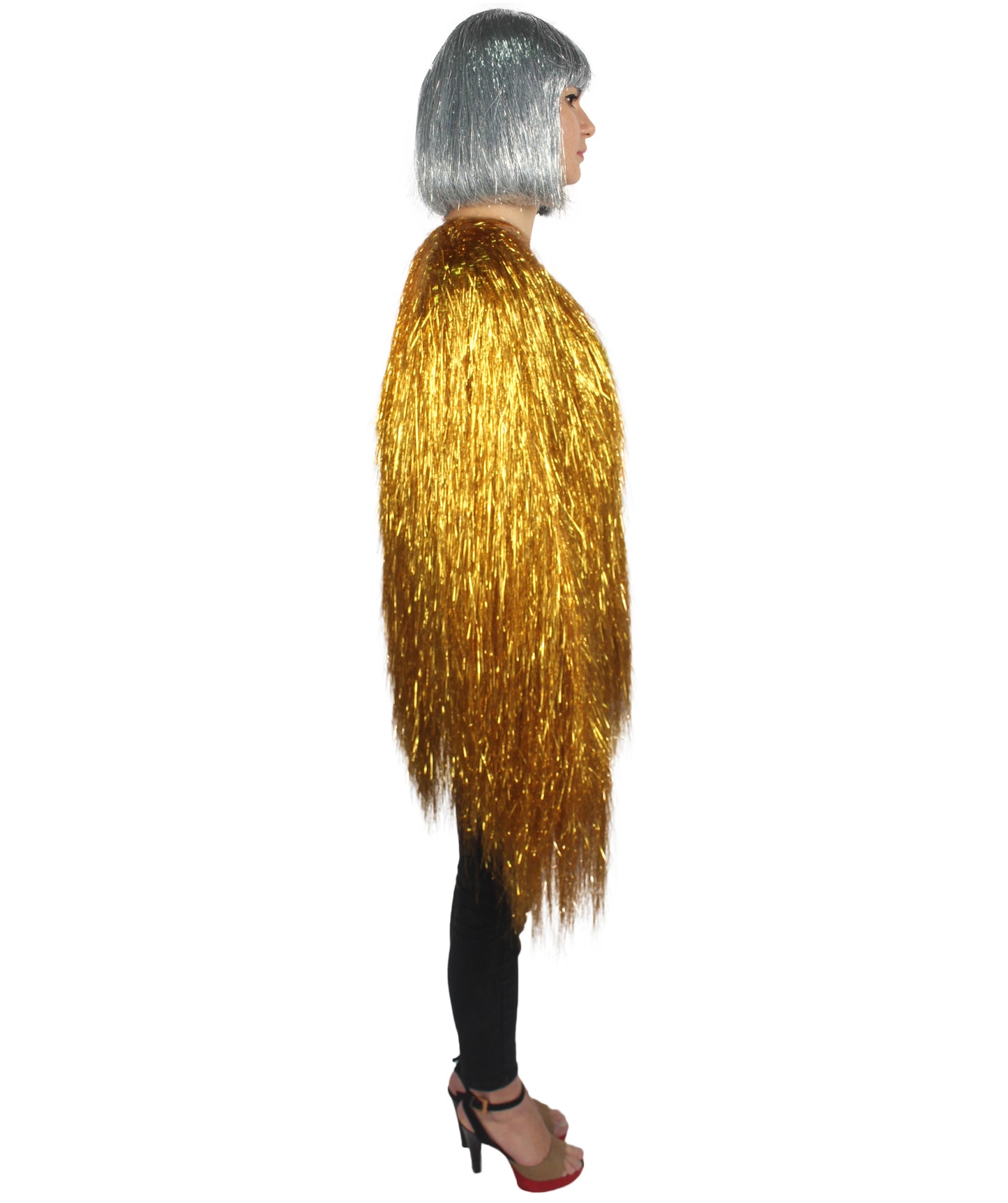 HPO Women's Party Tinsel Costume Set | Multiple Color Options | Suitable for Halloween |  Tinsel Material