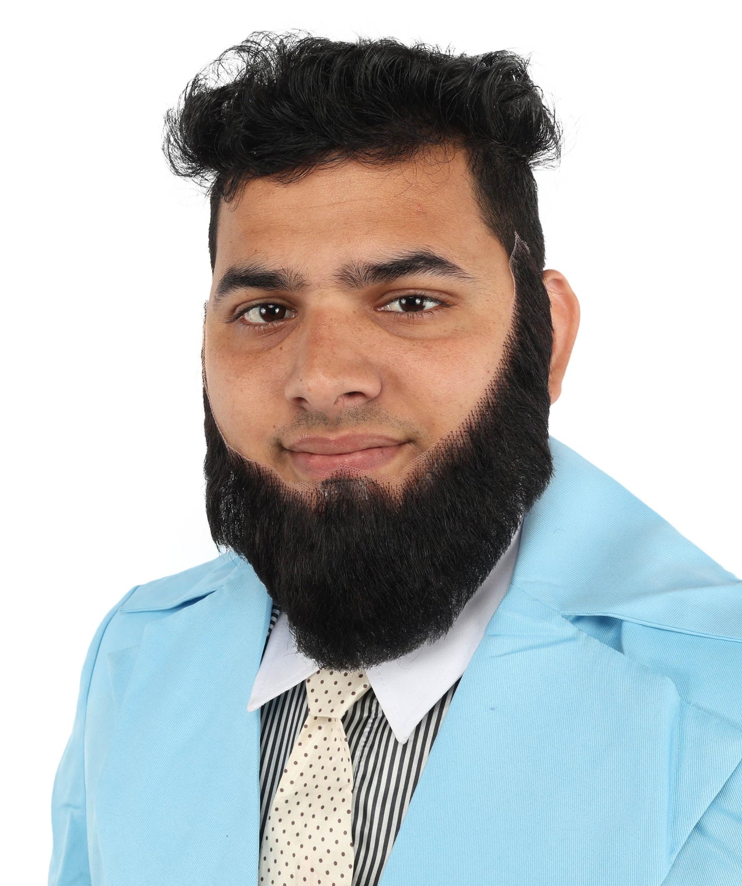 HPO Men's Chin Curtain Style Long Beard Set