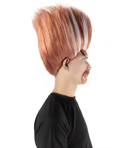 Troll King Wig | Striped Square Wig | Premium Halloween Wig | Multiple Color Collection