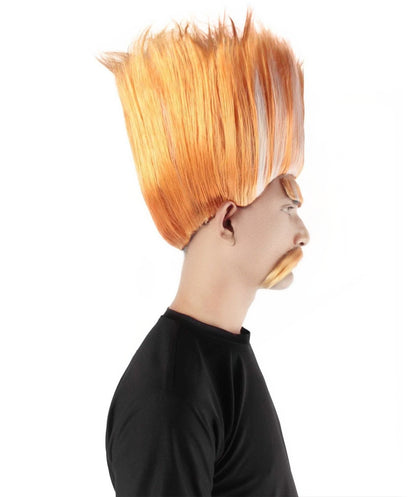 Troll King Wig | Striped Square Wig | Premium Halloween Wig | Multiple Color Collection