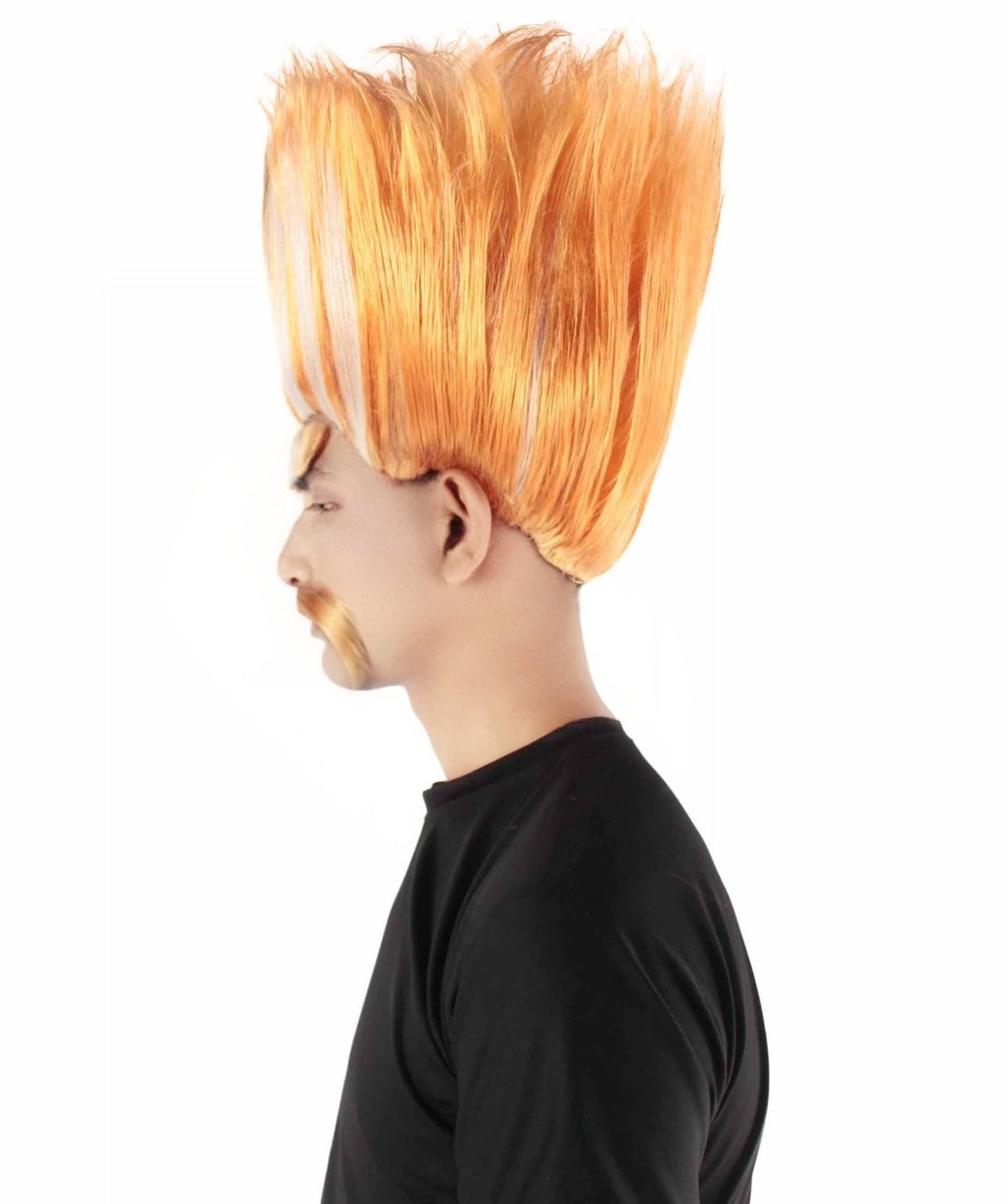 Troll King Wig | Striped Square Wig | Premium Halloween Wig | Multiple Color Collection