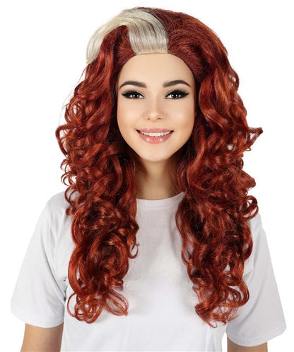 HPO Adult Women Leexa Fox Wavy Multiple Wig – Stylish and Comfortable Synthetic Wig for Cosplay & More, Premium Breathable Capless Cap with Flame Retardant Synthetic Fiber Hair