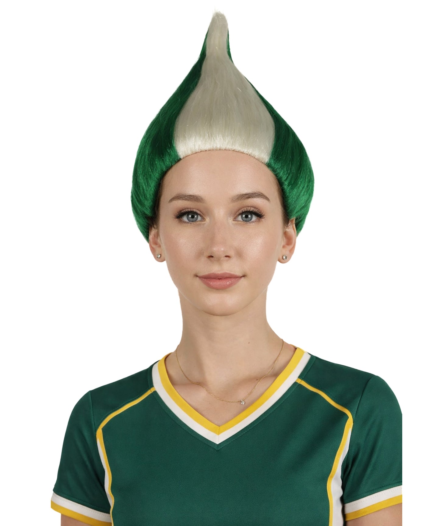 Nigeria Flag Sport Troll Wig | Premium Breathable Capless Cap