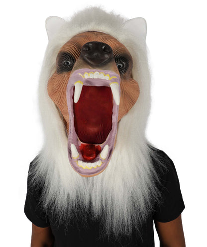 HPO Unisex Fur Animal Multiple Costume, Mask and Bundle – Complete Animal Fur Costume Set for Halloween or Themed Parties – Includes Detailed Fur Animal Outfit and Accessories–Comfortable