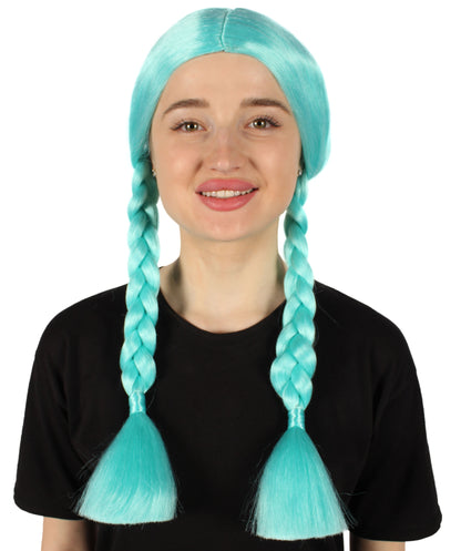 HPO Women's  Braided Gothic Wig | Multiple Color Collections TV Movie Wigs | Premium Breathable Capless Cap