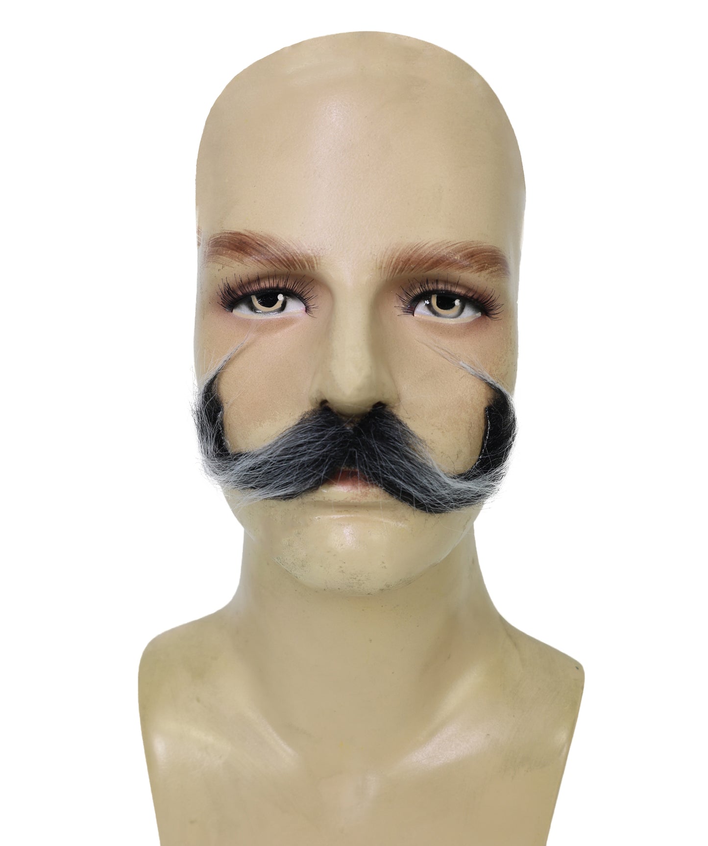 HPO Adult Men’s Cartoon-Inspired Characters Fake Beard and Mustache Set | Facial Hair for Playful Characters | Ideal for Halloween