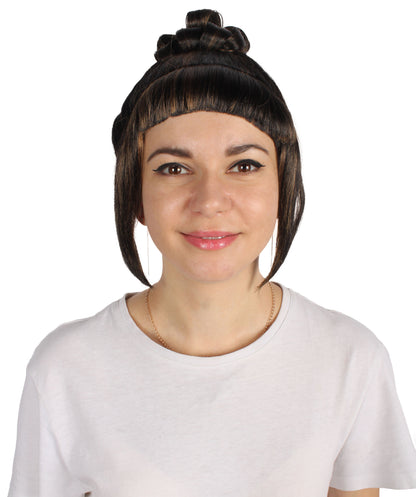 HPO  Women's Halloween Animated Lucy Updo Wig | Multiple Color Options