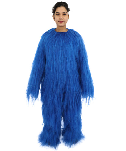 HPO Teen Extreme Hairy Person Costume Bundle & Mask Set - Full-Body Hair Suit Extra-Long Costume Wig for Halloween, Cosplay & Parties - Multiple Color Options