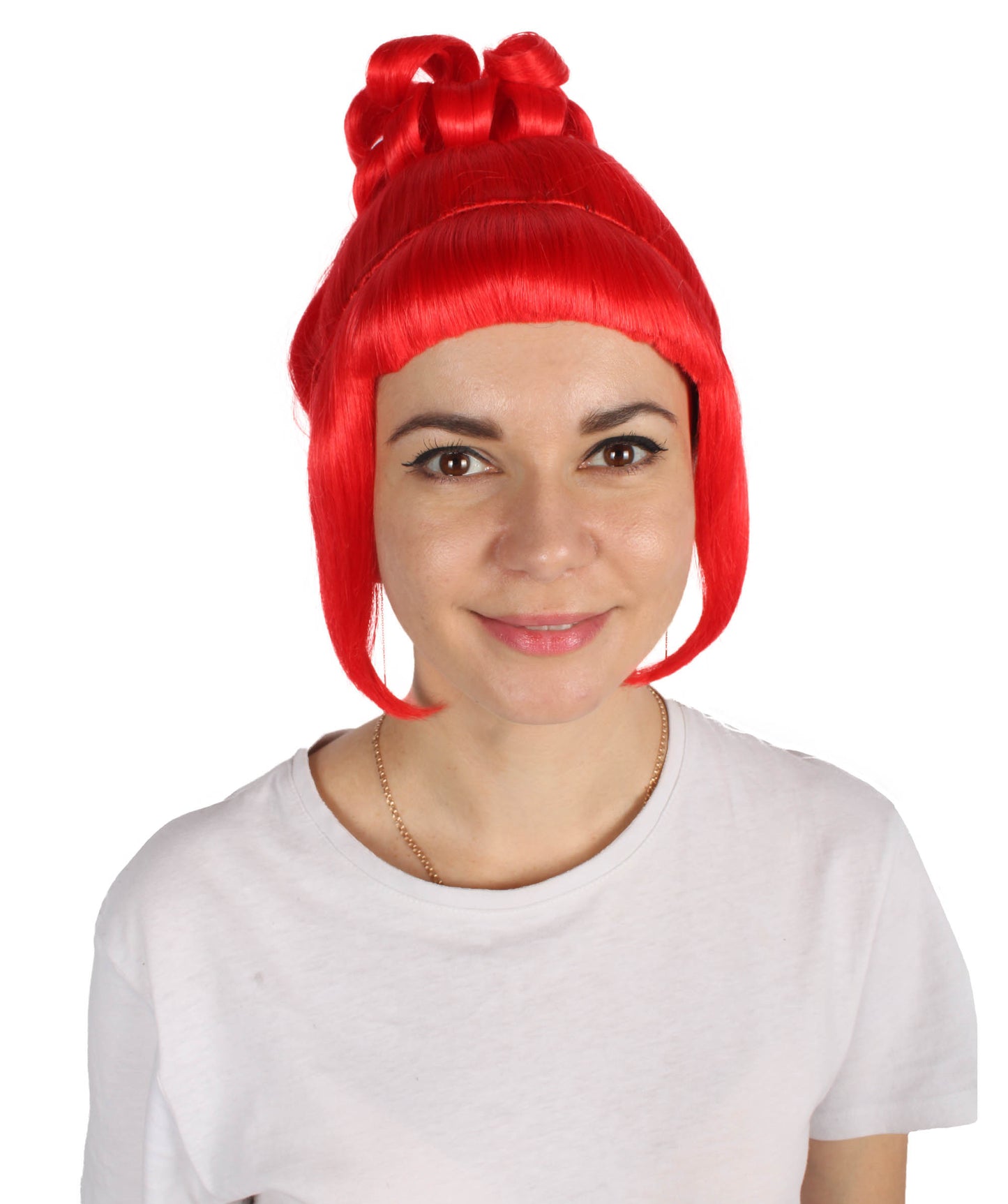 HPO  Women's Halloween Animated Lucy Updo Wig | Multiple Color Options