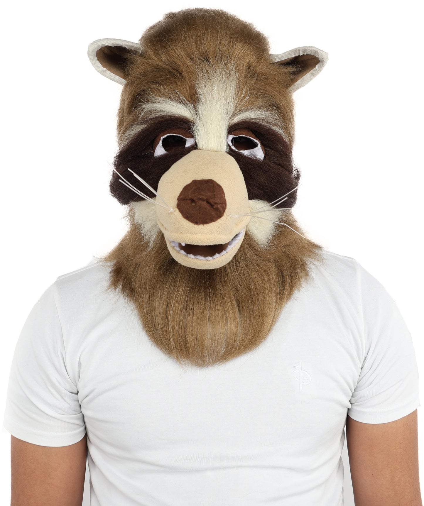HPO Unisex Brown Bear Mascot Costume Bundle with Plush Head Mask Set | Animal Character Suit with Head Cover | Designed for Fancy Dress Wear