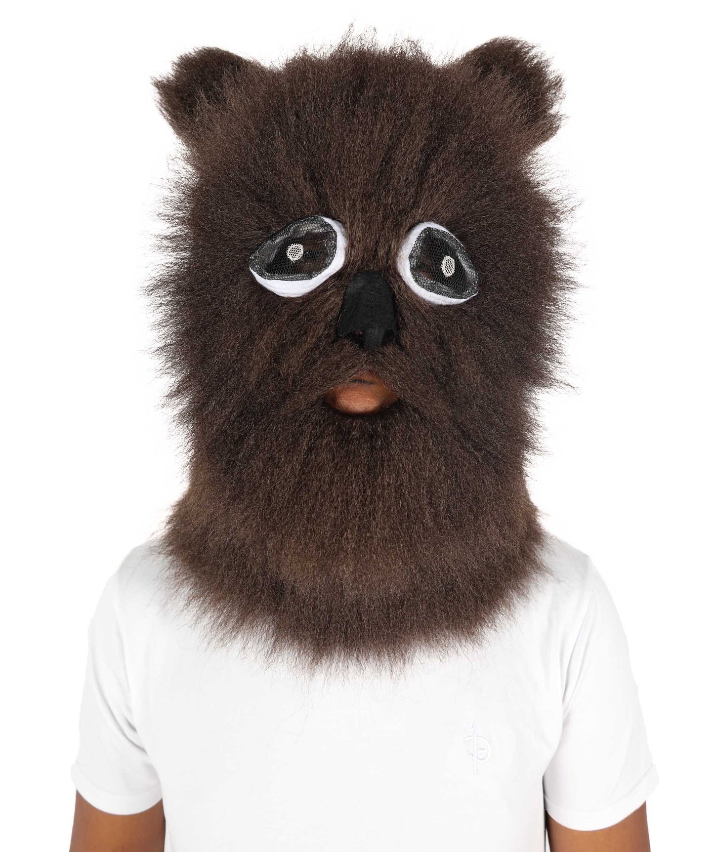 HPO Unisex Medium Brown Grizzly Bear Costume | Best for Halloween| Flame-retardant Synthetic Fabric