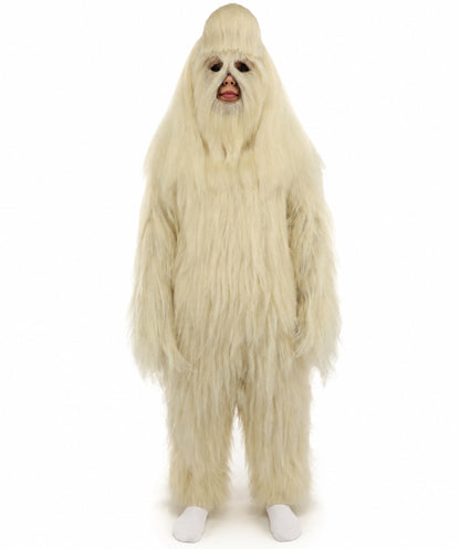 HPO Teen Extreme Hairy Person Costume Bundle & Mask Set - Full-Body Hair Suit Extra-Long Costume Wig for Halloween, Cosplay & Parties - Multiple Color Options