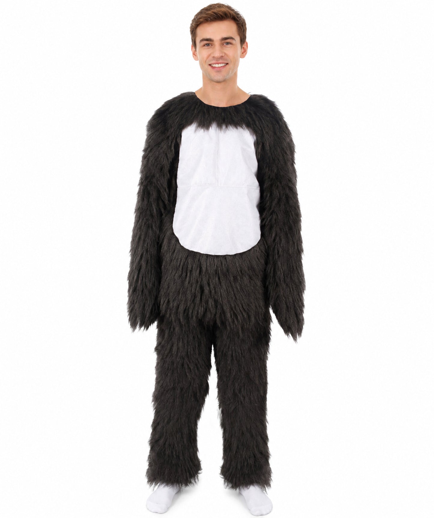HPO Black and Grey Gorilla Costume | Long Synthetic Fibers