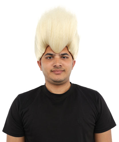 Hades God of Death |Multiple Color Fake Flame Spikes | Premium Halloween Wig