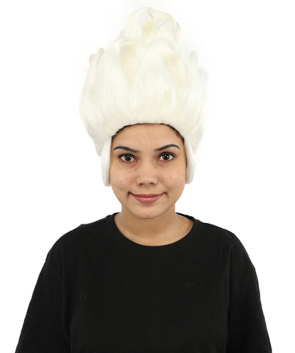 HPO Multiple color Sea Witch Wig – Curly Tentacle-Inspired Fancy Dress Wig for Women – Ocean Sorceress Cosplay Hair