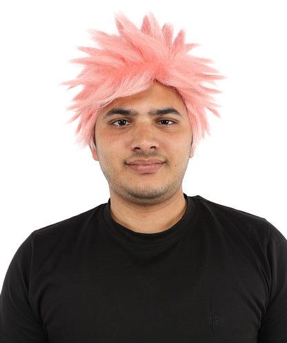 HPO Adult Men's Japanese Superhero Manga Spiky Wig |  Multi Color Options