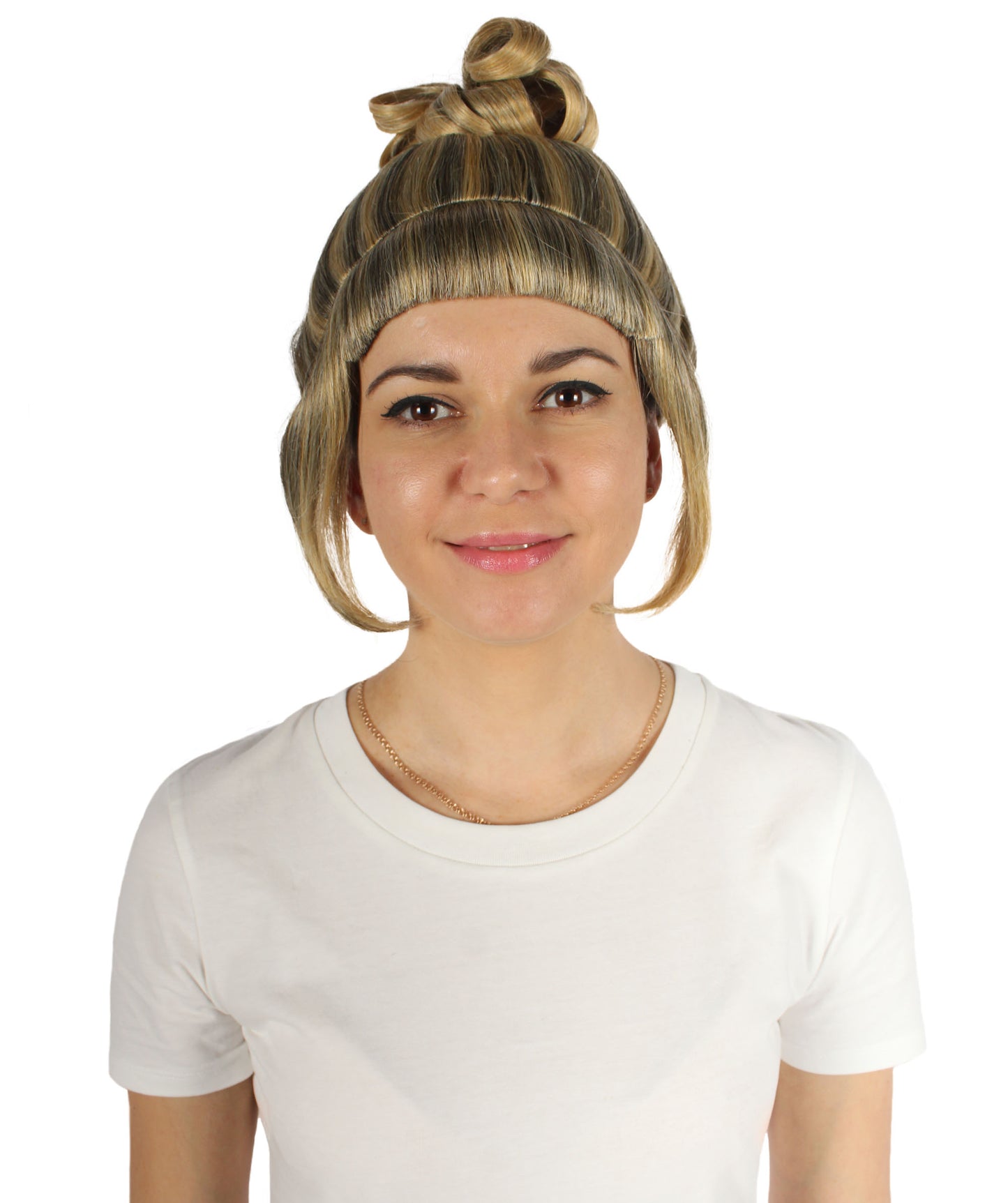 HPO  Women's Halloween Animated Lucy Updo Wig | Multiple Color Options