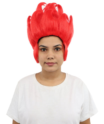 HPO Multiple color Sea Witch Wig – Curly Tentacle-Inspired Fancy Dress Wig for Women – Ocean Sorceress Cosplay Hair