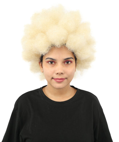 Womens Soldier Movie Afro | Cosplay Wig | Premium Breathable Capless Cap