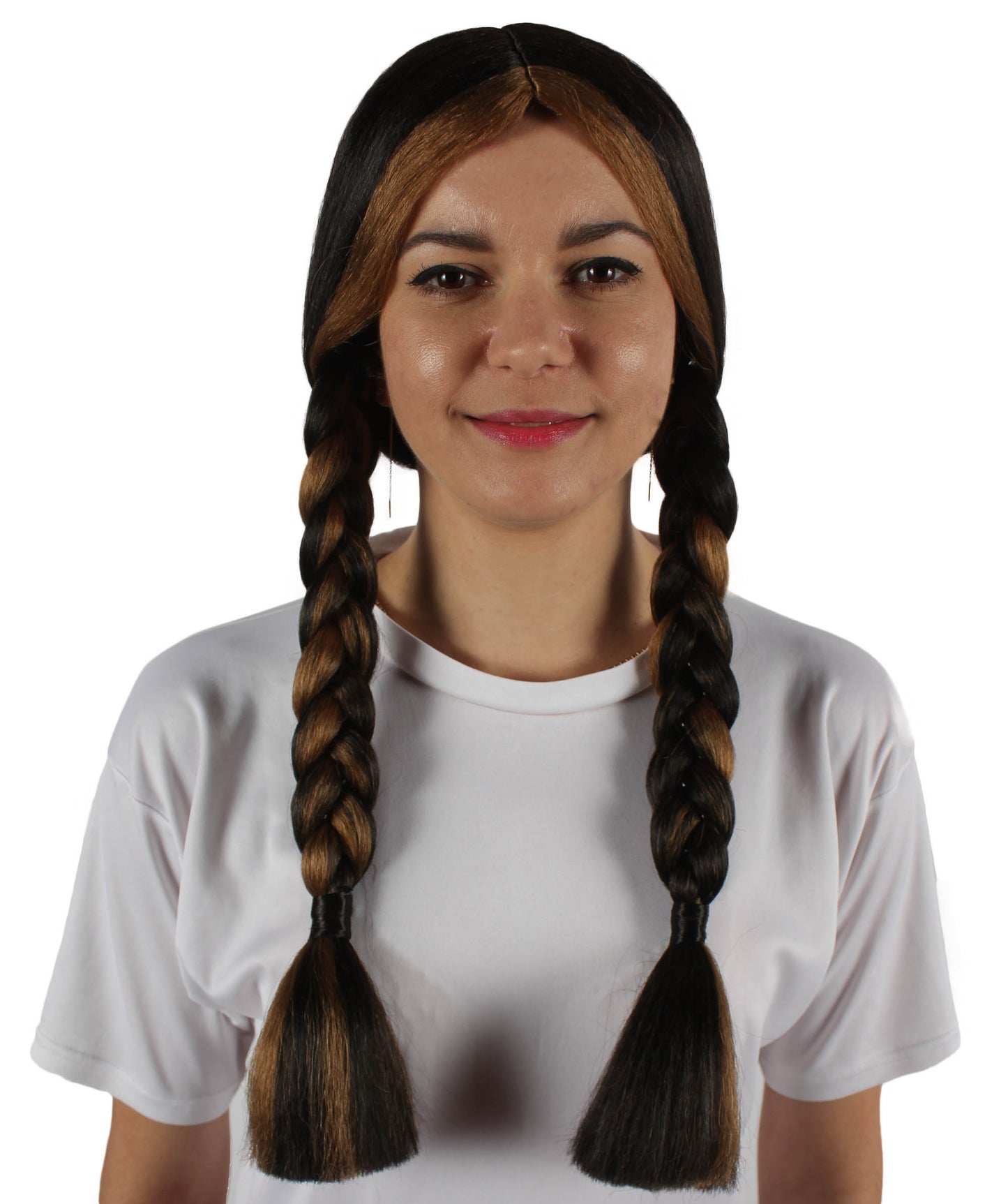 HPO Women's  Braided Gothic Wig | Multiple Color Collections TV Movie Wigs | Premium Breathable Capless Cap