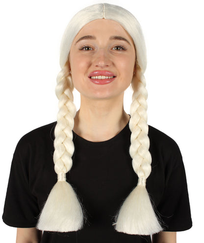 HPO Women's  Braided Gothic Wig | Multiple Color Collections TV Movie Wigs | Premium Breathable Capless Cap