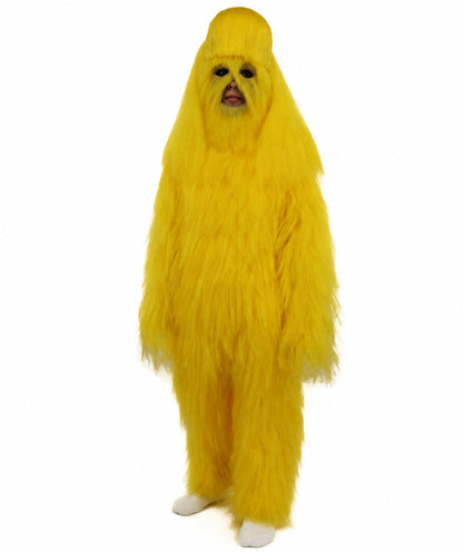 HPO Teen Extreme Hairy Person Costume Bundle & Mask Set - Full-Body Hair Suit Extra-Long Costume Wig for Halloween, Cosplay & Parties - Multiple Color Options