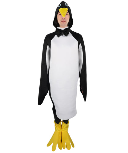 HPO Unisex Funny and Cozy Animal Penguin Costume| Suitable for Halloween | Flame-retardant Synthetic Fabric