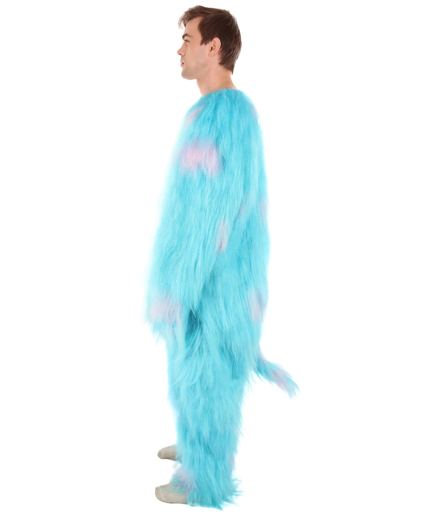 HPO Blue and Pink Scare Monster Costume  - Long Synthetic Fibers