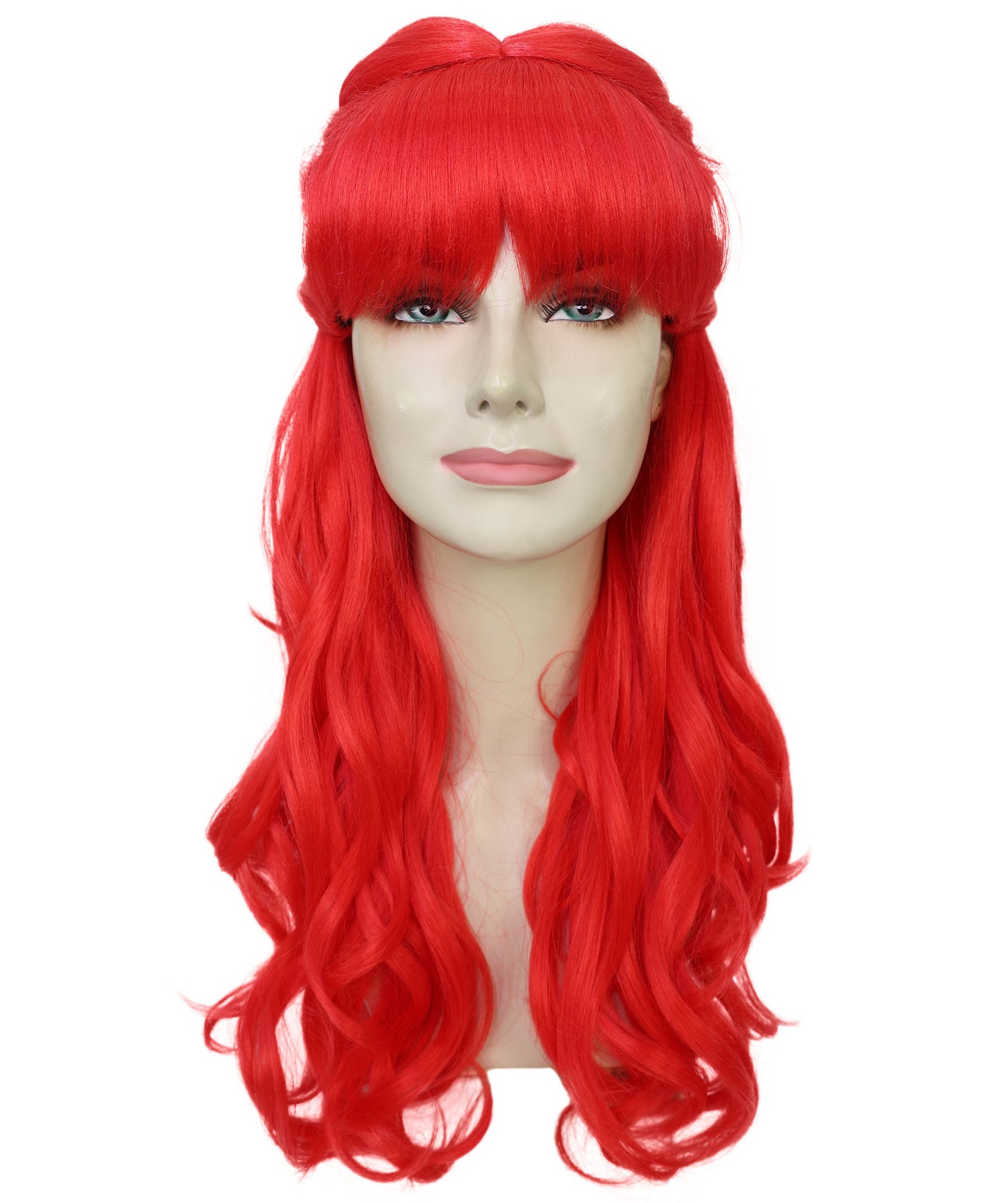 HPO Women's Curly Long Length Trendy Keepsake Multiple Color Options Wig