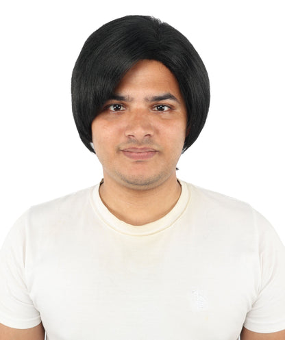 Men's Short Dramatic Texture Wig | Multiple Color Option | undercut, multi-layered messy styling | Halloween, cosplay, drag, theatrical performances, and themed parties