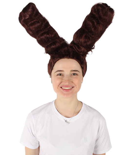 HPO Women's V Shape Crazy Wigs I Synthetic Fiber I Capless Cap I Perfect for Halloween