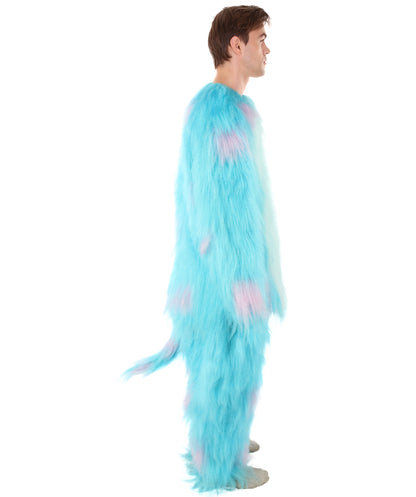 HPO Blue and Pink Scare Monster Costume  - Long Synthetic Fibers