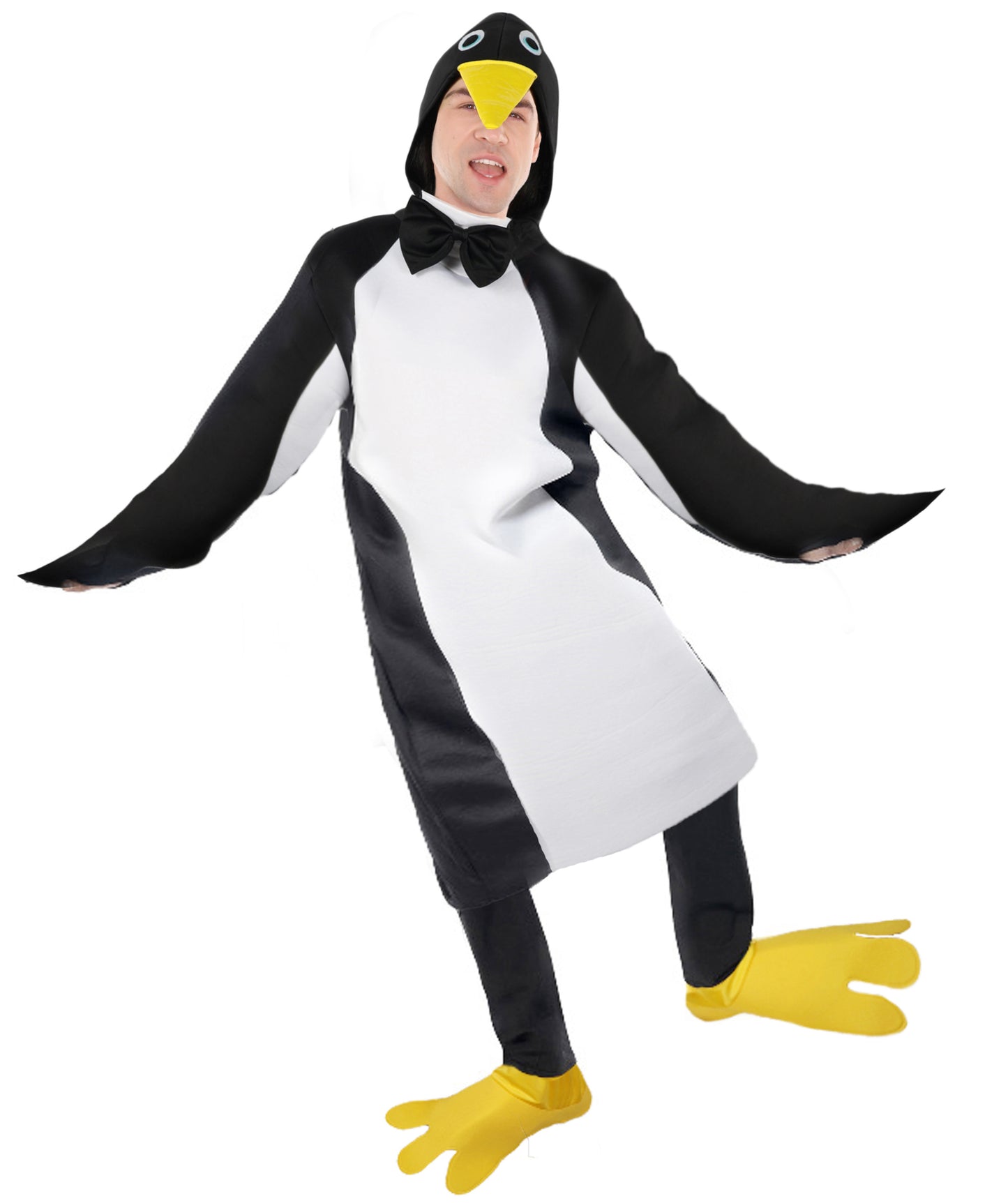 HPO Unisex Funny and Cozy Animal Penguin Costume| Suitable for Halloween | Flame-retardant Synthetic Fabric