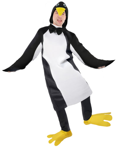 HPO Unisex Funny and Cozy Animal Penguin Costume| Suitable for Halloween | Flame-retardant Synthetic Fabric