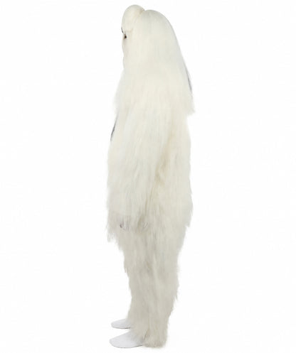 HPO  Extreme Hairy Person Two Part Costume, Mask and Bundle Set - Full-Body Hair Suit Extra-Long Costume Wig for Halloween, Cosplay & Parties - Multiple Color Options