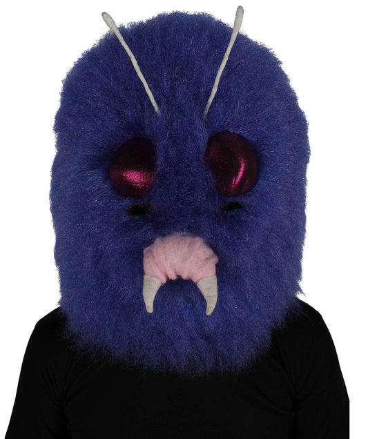  Cartoon Purple Furry Bug Mask