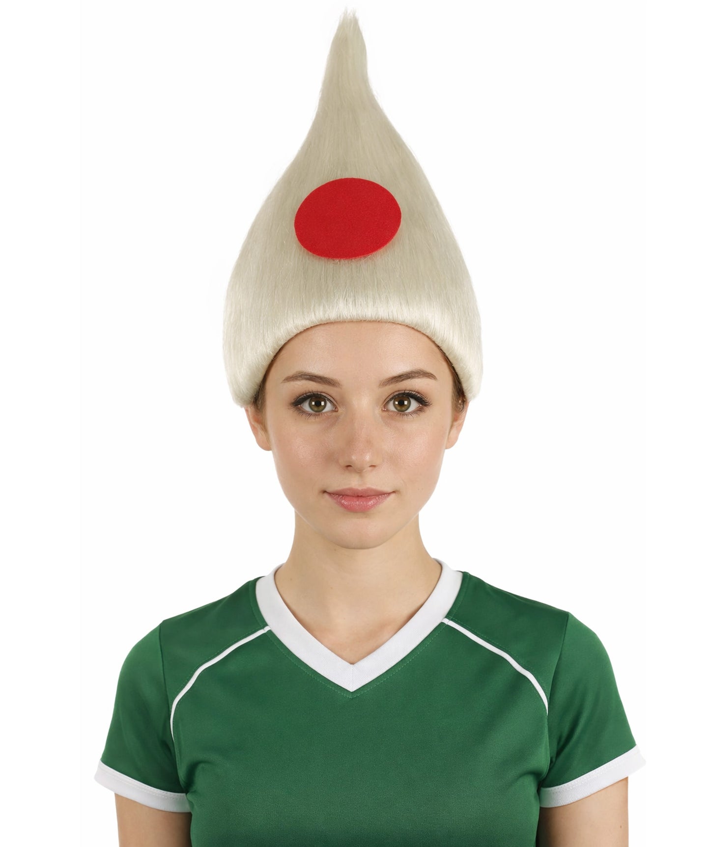 Japan Flag Sport Troll Wig | Premium Breathable Capless Cap