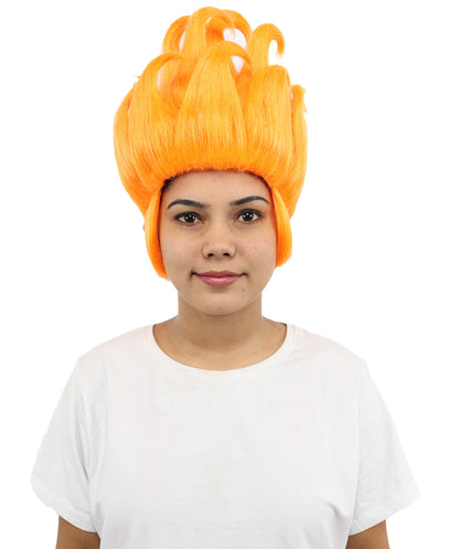 HPO Multiple color Sea Witch Wig – Curly Tentacle-Inspired Fancy Dress Wig for Women – Ocean Sorceress Cosplay Hair