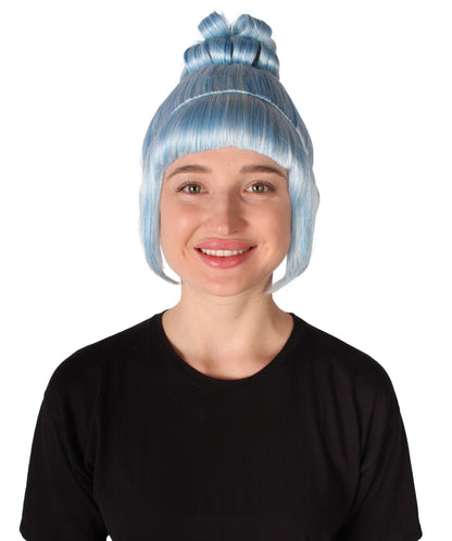 HPO  Women's Halloween Animated Lucy Updo Wig | Multiple Color Options