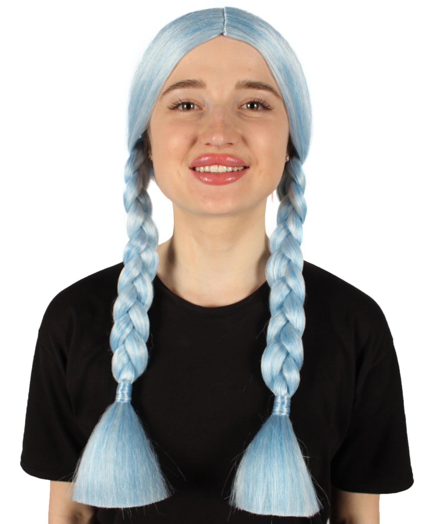 HPO Women's  Braided Gothic Wig | Multiple Color Collections TV Movie Wigs | Premium Breathable Capless Cap