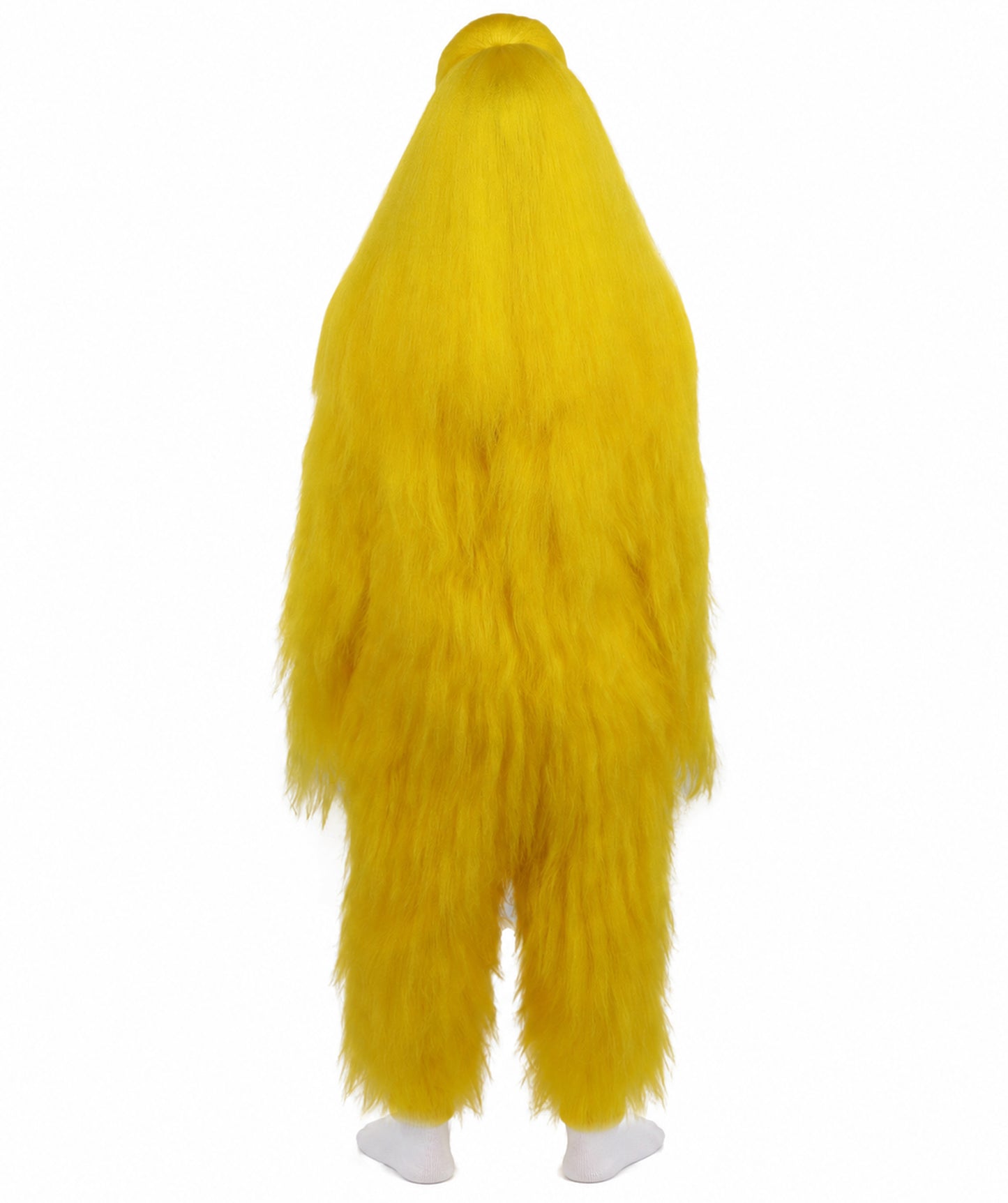 HPO Teen Extreme Hairy Person Costume Bundle & Mask Set - Full-Body Hair Suit Extra-Long Costume Wig for Halloween, Cosplay & Parties - Multiple Color Options